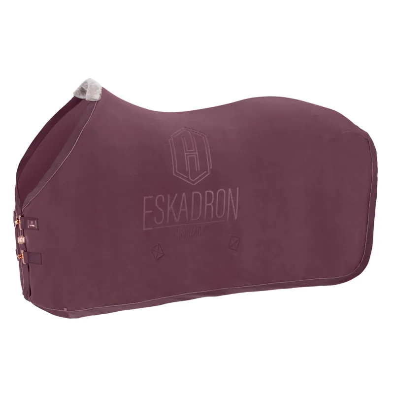 Eskadron Fleece Stamp Sweat Rug Heritage AW23 - Cassis